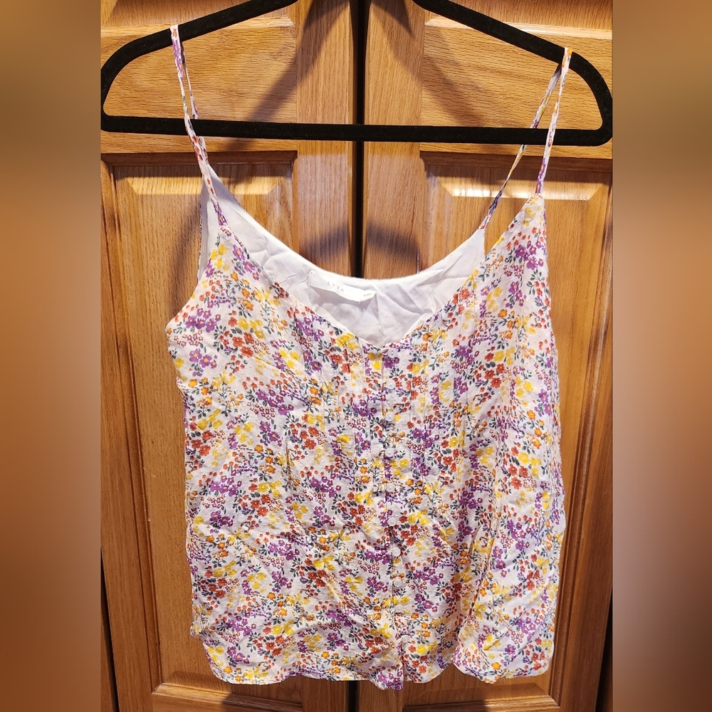 3 for $20* LUSH Floral Crop Tank Sz M